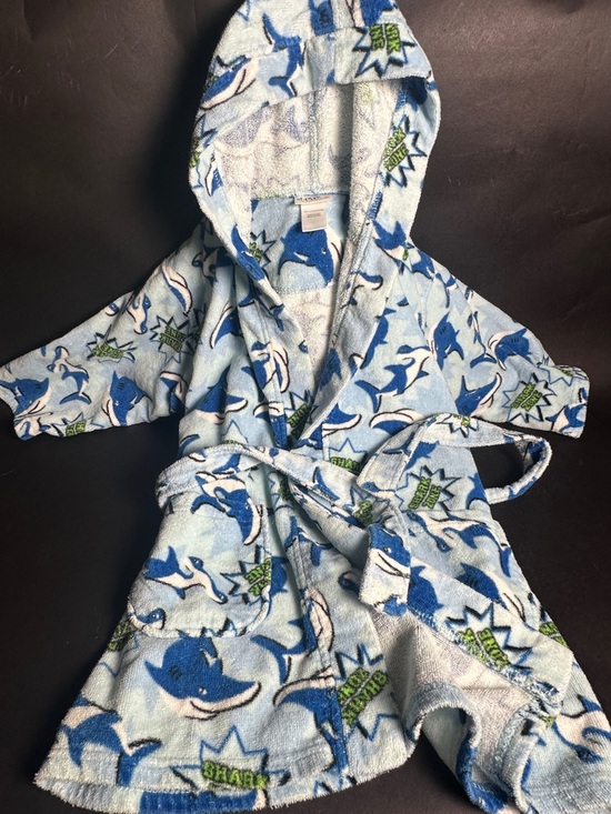 steve swim Other - Kids Hooded Shark Robe in Light Blue